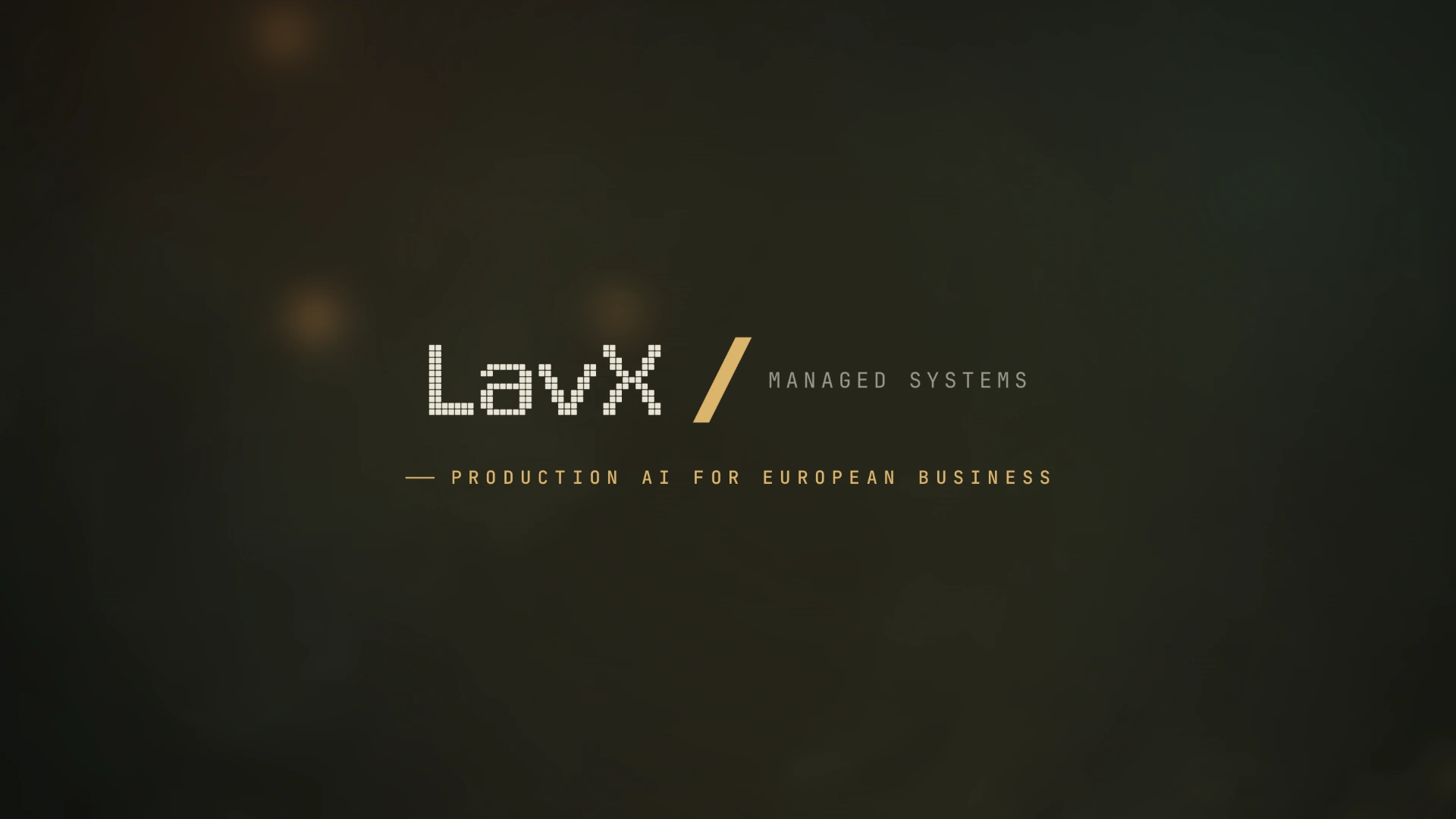 wide-16x9 dark Wordmark + tag marketing background